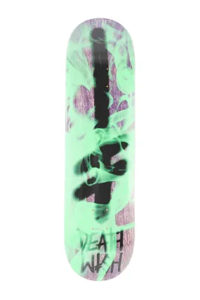 Death Wish Green Smoke 8.5 Skateboard Deck