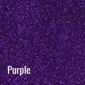 12" Purple Siser Glitter Heat Transfer Vinyl (HTV)