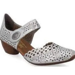 43753-90 Silver Metallic Mary Jane