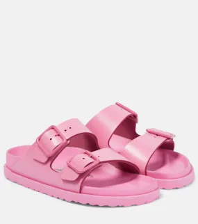 Arizona Birkenstock leather sandals, pink