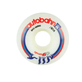 Autobahn Evolution - White - 51mm 101a - Skateboard Wheels (Set of 4)