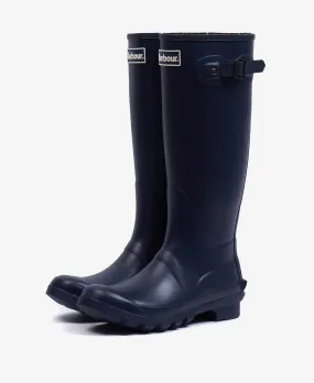 Barbour Women's Bede Tall Wellington Boots Navy LRF0043 NY71