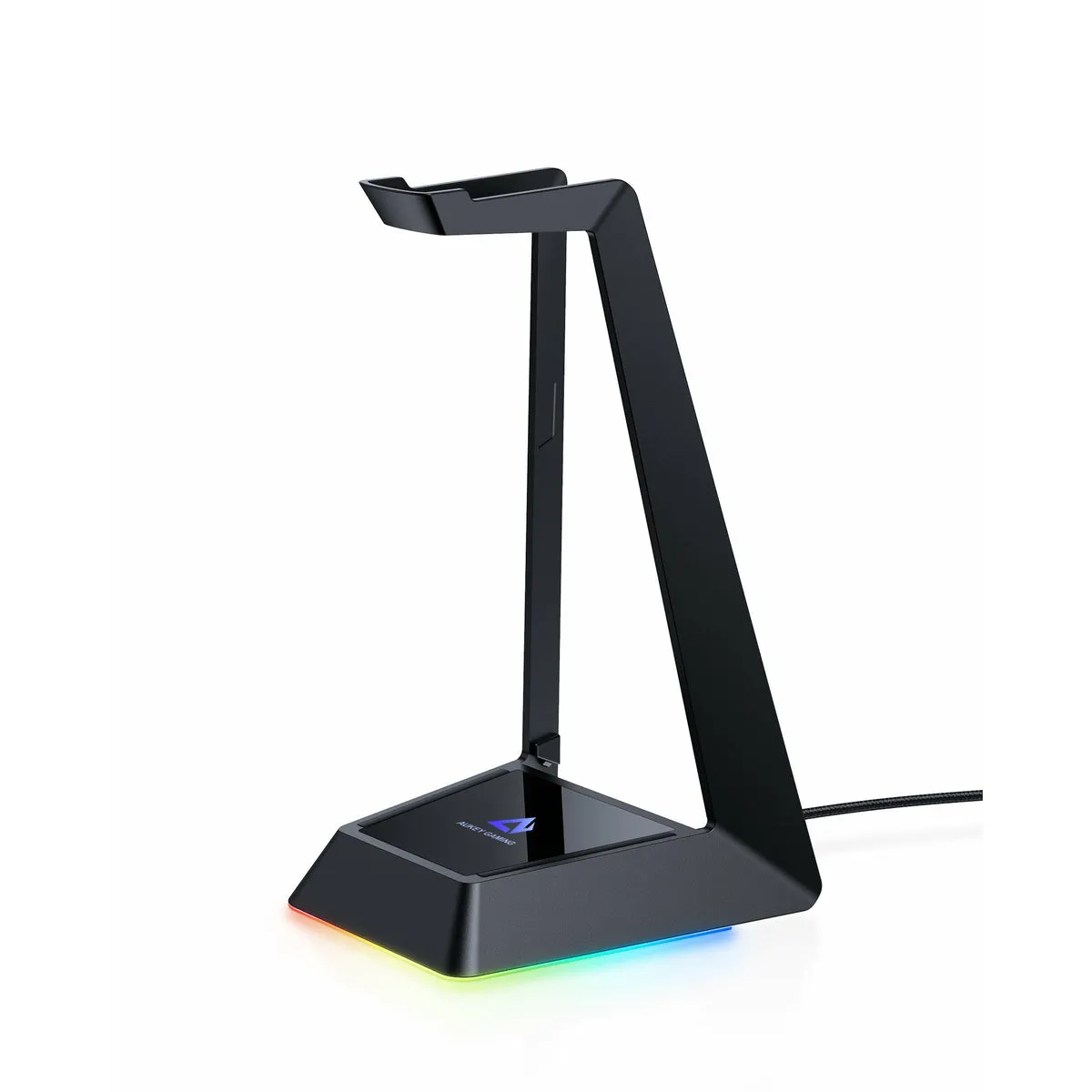 GHS8 RGB Headphone Stand with 3 USB Ports 8 Lighting Effects