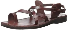 Jerusalem Sandals Unisex The Good Shepherd Buckled Toe-Ring Sandal